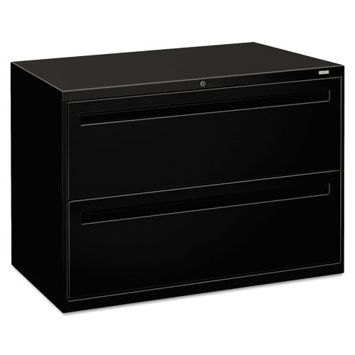 700 Series Two-drawer Lateral File, 42w X 18d X 28h, Black