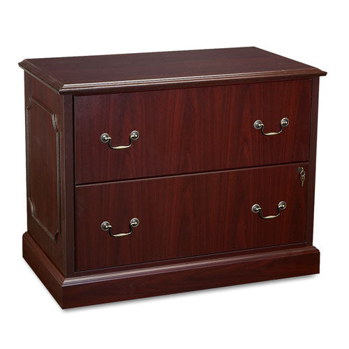 94000 Series Two-drawer Lateral File, 37.5w X 20.5d X 29.5h, Mahogany