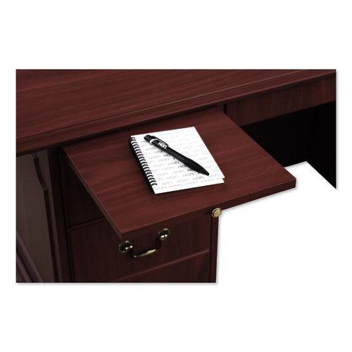 94000 Series Double Pedestal Desk, 72w X 36d X 29.5h, Mahogany