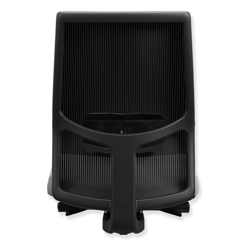 Ignition 2.0 4-way Stretch Mid-back Mesh Task Chair, Supports Up To 300 Lbs., Black Seat-back, Black Base