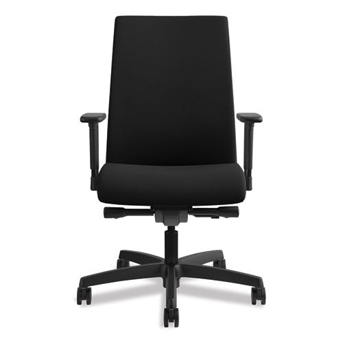 Ignition Series Mid-back Work Chair, Supports Up To 300 Lbs., Black Seat-black Back, Black Base