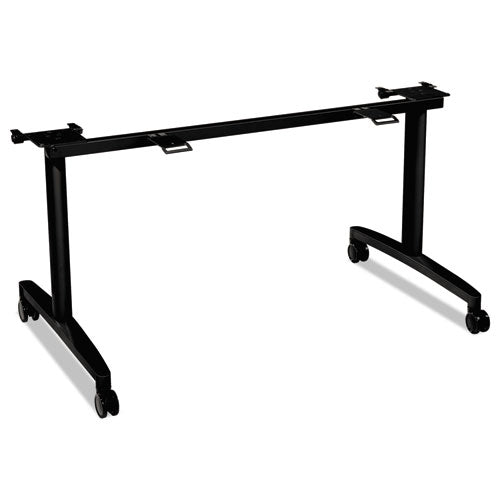 Huddle Flip-top Base For 24" Deep Table Tops, 51-5-8w X 23-1-2d, Black