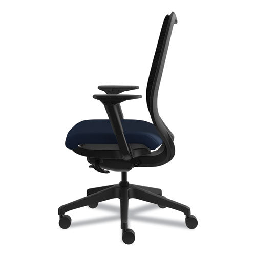 Nucleus Series Work Chair With Ilira-stretch M4 Back, Supports Up To 300 Lbs., Navy Seat-back, Black Base