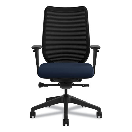 Nucleus Series Work Chair With Ilira-stretch M4 Back, Supports Up To 300 Lbs., Navy Seat-back, Black Base