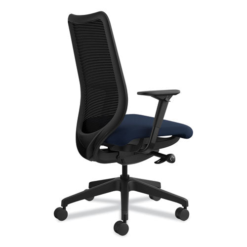 Nucleus Series Work Chair With Ilira-stretch M4 Back, Supports Up To 300 Lbs., Navy Seat-back, Black Base