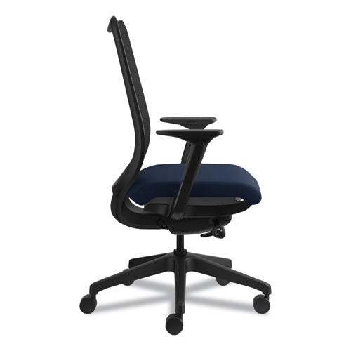 Nucleus Series Work Chair With Ilira-stretch M4 Back, Supports Up To 300 Lbs., Navy Seat-back, Black Base