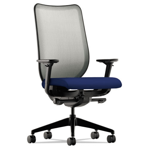 Nucleus Series Work Chair With Ilira-stretch M4 Back, Supports Up To 300 Lbs., Navy Seat-back, Black Base