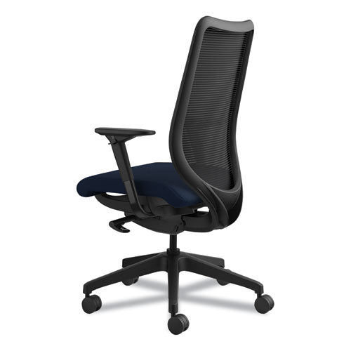 Nucleus Series Work Chair With Ilira-stretch M4 Back, Supports Up To 300 Lbs., Navy Seat-back, Black Base