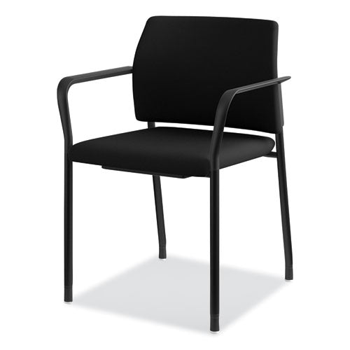 Accommodate Series Guest Chair, 23.25" X 21" X 32", Black Seat-black Back, Black Base, 2-carton