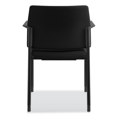 Accommodate Series Guest Chair, 23.25" X 21" X 32", Black Seat-black Back, Black Base, 2-carton