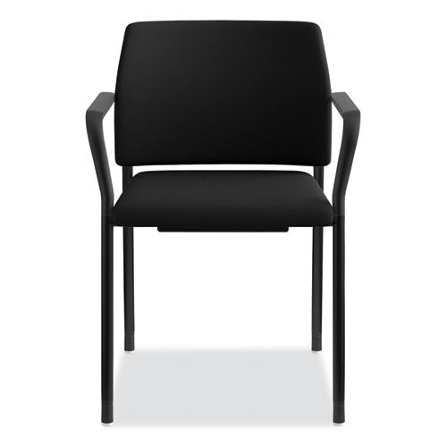 Accommodate Series Guest Chair, 23.25" X 21" X 32", Black Seat-black Back, Black Base, 2-carton