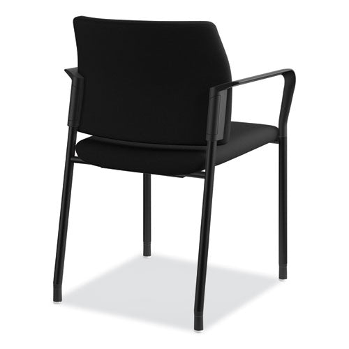 Accommodate Series Guest Chair, 23.25" X 21" X 32", Black Seat-black Back, Black Base, 2-carton