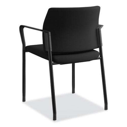 Accommodate Series Guest Chair, 23.25" X 21" X 32", Black Seat-black Back, Black Base, 2-carton