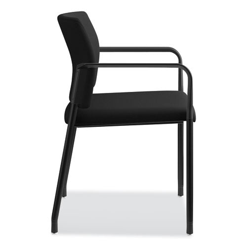 Accommodate Series Guest Chair, 23.25" X 21" X 32", Black Seat-black Back, Black Base, 2-carton