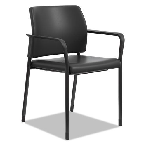 Accommodate Series Guest Chair, 23.25" X 21" X 32", Black Seat-black Back, Black Base, 2-carton