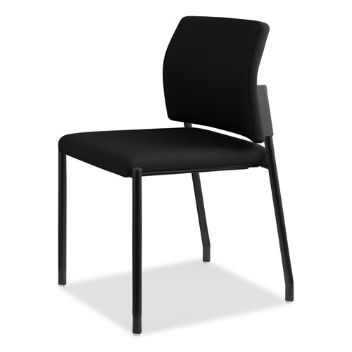 Accommodate Series Guest Chair, 23.25" X 21" X 32", Black Seat-black Back, Black Base, 2-carton
