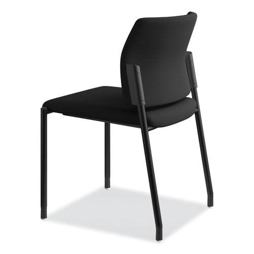 Accommodate Series Guest Chair, 23.25" X 21" X 32", Black Seat-black Back, Black Base, 2-carton