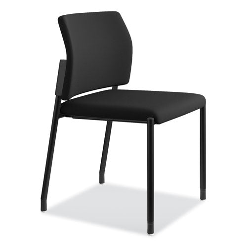 Accommodate Series Guest Chair, 23.25" X 21" X 32", Black Seat-black Back, Black Base, 2-carton
