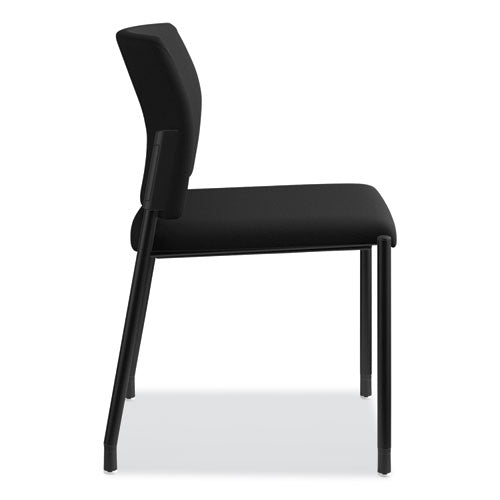 Accommodate Series Guest Chair, 23.25" X 21" X 32", Black Seat-black Back, Black Base, 2-carton