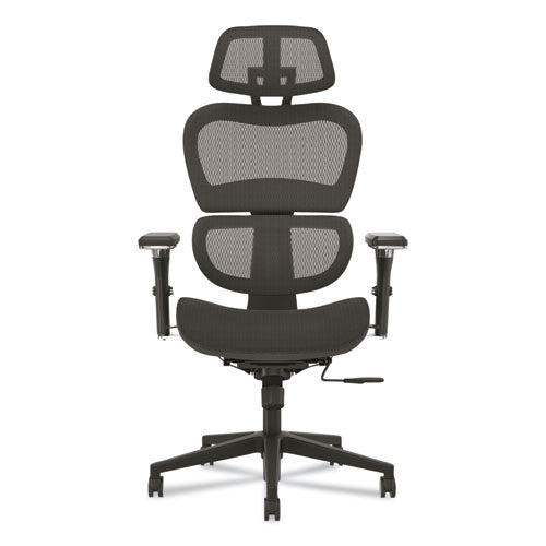 Neutralize High-back Mesh Task Chair, Supports Up To 250 Lbs., Black Seat-black Back, Black Base