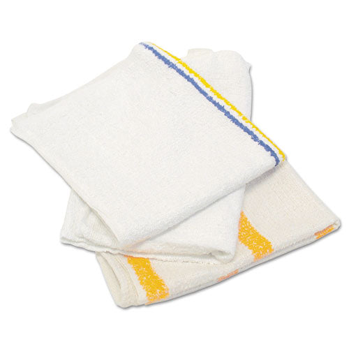 Value Counter Cloth-bar Mop, White, 25 Pounds-bag