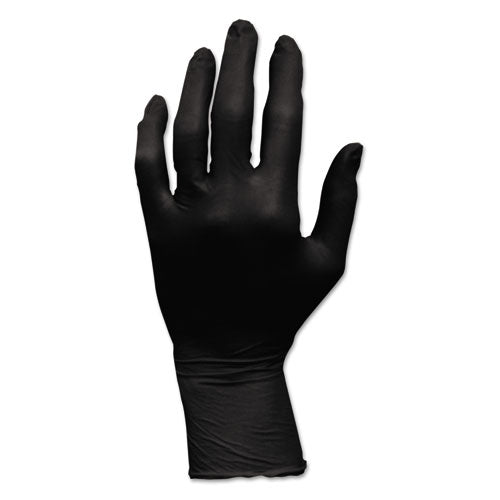 Proworks Grizzlynite Nitrile Gloves, Black, Small, 1000-ct