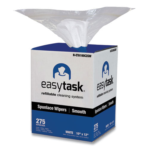 Easy Task A100 Wiper, Center-pull, 10 X 12, 275 Sheets-roll With Zipper Bag, 6-carton