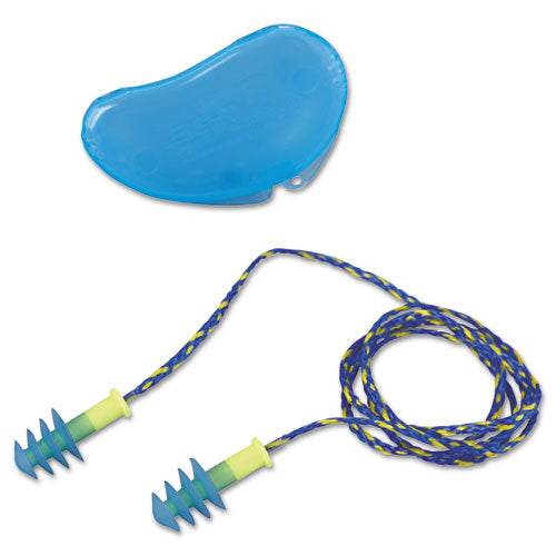 Fus30s-hp Fusion Multiple-use Earplugs, Small, 27nrr, Corded, Gn-we, 100 Pairs