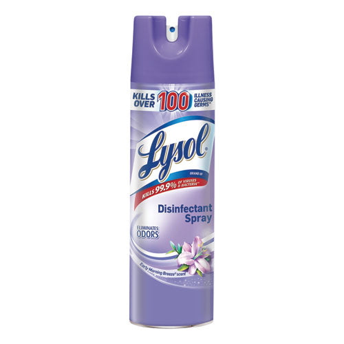 Disinfectant Spray, Crisp Linen, 19 Oz Aerosol Spray, 12-carton