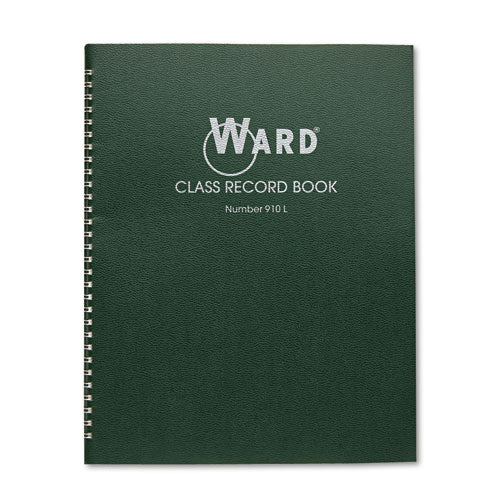 Class Record Book, 38 Students, 9-10 Week Grading, 11 X 8-1-2, Green