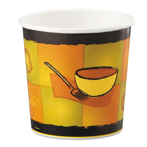 Paper Food Containers, 64oz, White, 25-pack, 10 Packs-carton