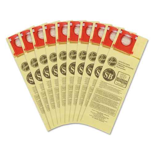 Disposable Vacuum Bags, Allergen Sb, 10pk-ea