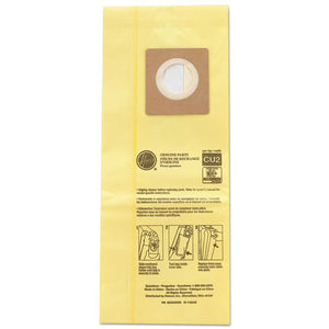 Hushtone Vacuum Bags, Yellow, 10pk-ea