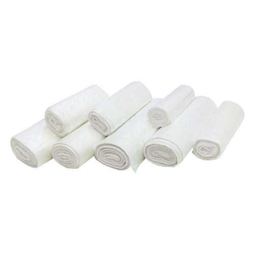 High-density Commercial Can Liners, 7 Gal, 6 Microns, 20" X 22", Clear, 2,000-carton