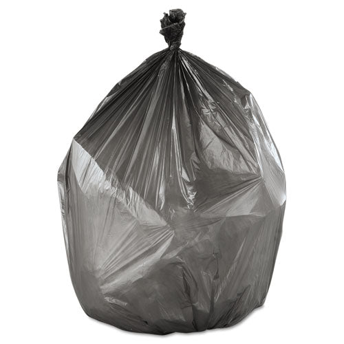 High-density Commercial Can Liners, 16 Gal, 8 Microns, 24" X 33", Black, 1,000-carton