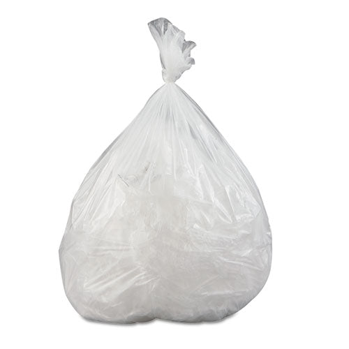 Low-density Commercial Can Liners, 16 Gal, 0.35 Mil, 24" X 33", Clear, 1,000-carton