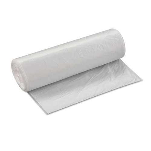 High-density Commercial Can Liners Value Pack, 33 Gal, 14 Microns, 33" X 39", Clear, 250-carton