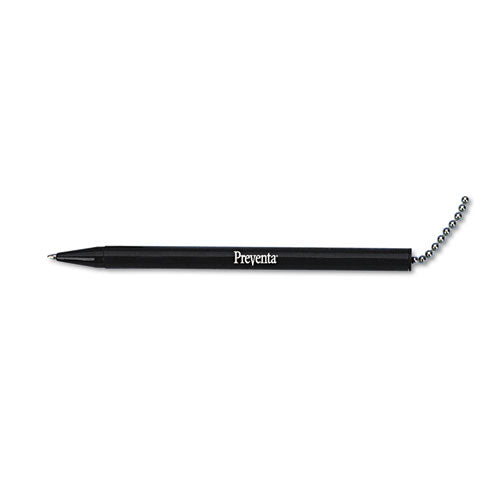 Refill For Pmc Preventa Standard Antimicrobial Counter Pens, Medium Point, Black Ink