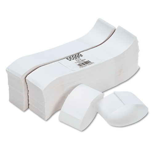 Blank Kraft Currency Straps, Self-adhesive, 1000-pack