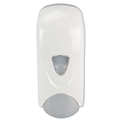 Foam-eeze Bulk Foam Soap Dispenser With Refillable Bottle, 1000 Ml, 4.88" X 4.75" X 11", White-gray