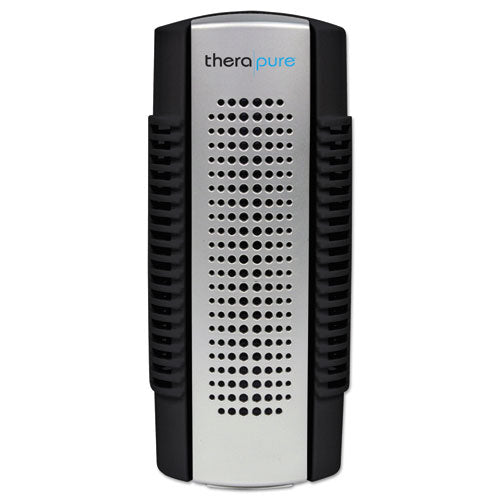 Mini Plug-in Collection Blade Air Purifier, One Speed, Black-silver