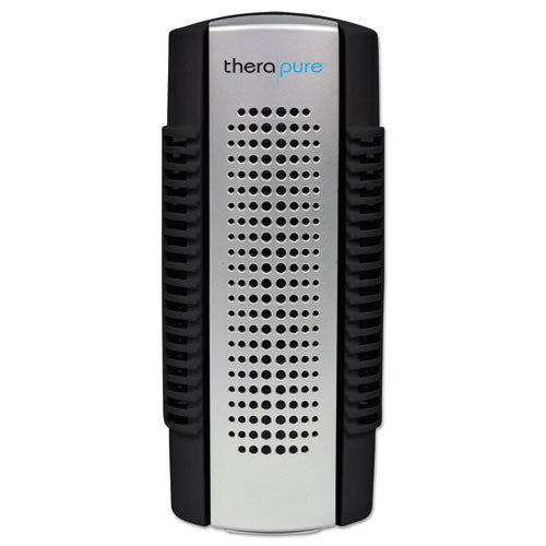 Mini Plug-in Collection Blade Air Purifier, One Speed, Black-silver