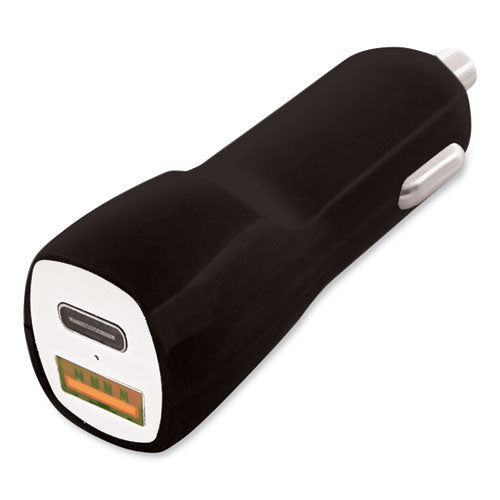 Car Charger, 38 W, Usb-c, Black