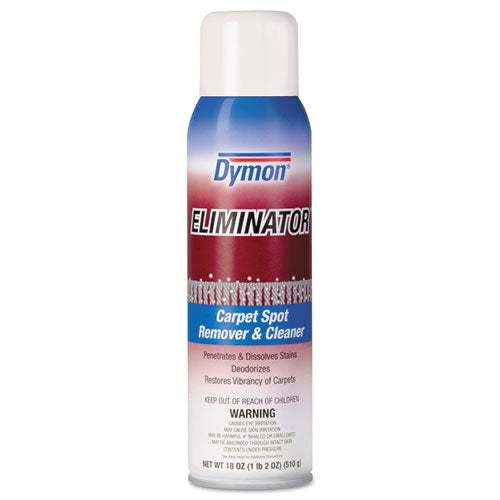 Eliminator Carpet Spot & Stain Remover, 18oz, Aerosol, 12-carton