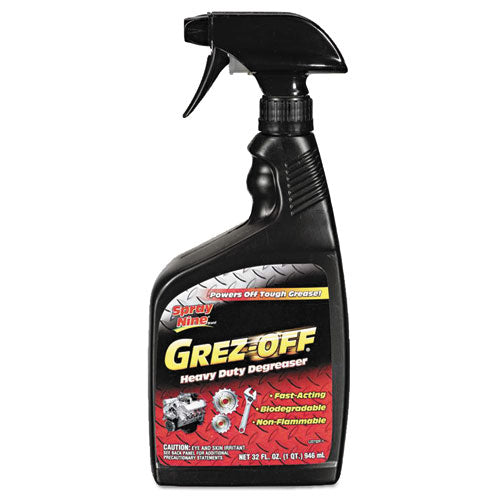 Grez-off Heavy-duty Degreaser, 32oz Spray Bottle, 12-carton