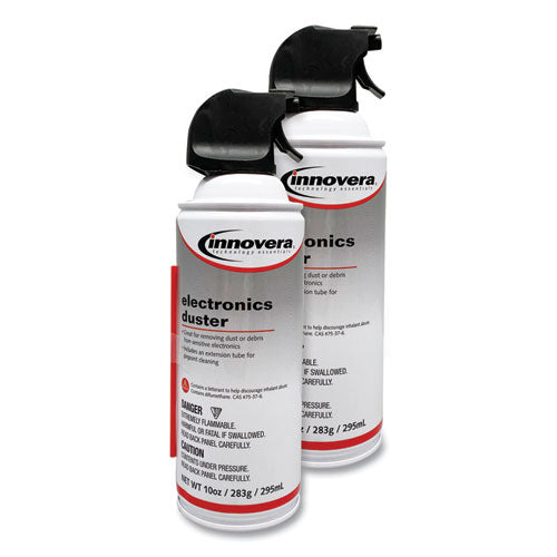 Compressed Air Duster Cleaner, 10 Oz Can, 2-pack
