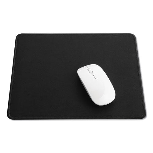 Large Mouse Pad, Nonskid Base, 9 7-8 X 11 7-8 X 1-8, Black