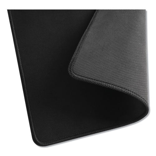 Large Mouse Pad, Nonskid Base, 9 7-8 X 11 7-8 X 1-8, Black