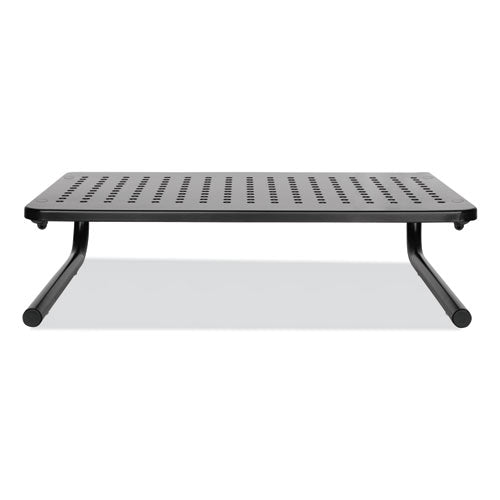 Metal Monitor Riser, 14 5-8 X 9 1-4 X 4, Black