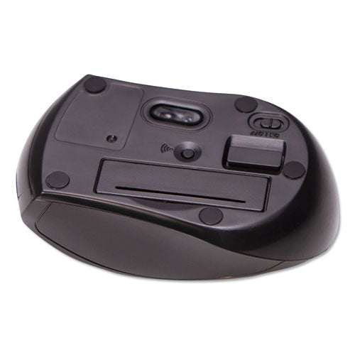 Compact Travel Mouse, 2.4 Ghz Frequency-26 Ft Wireless Range, Left-right Hand Use, Black